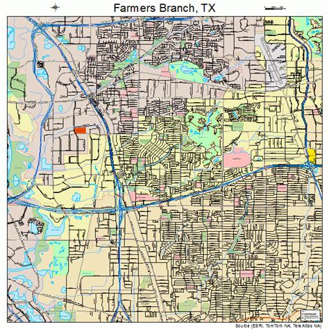 Farmers Branch Map .